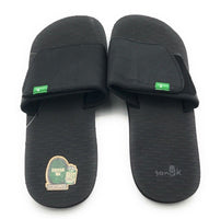 Sanuk Men's Beer Cozy Flip Flop Sandal, Black, Mens 9 M US