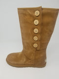 UGG Women's Lo Pro Button Suede Boot Chestnut Size Us 6