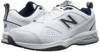New Balance Men's MX623v3 Casual Comfort Training Shoe, White/Navy, 13 4E US