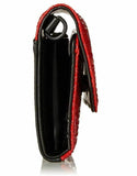 KENDALL + KYLIE Bay, Red Lacquered Snake Crossbody Clutch