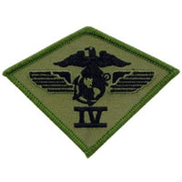 EagleEmblems PM0877 Patch-USMC,04TH Airwing (Subdued) (3.75'')