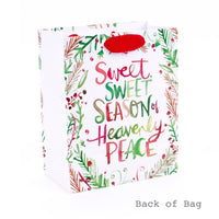 Hallmark Mahogany Holiday Medium Gift Bag with Tissue Paper (Heavenly Peace)