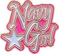 Navy Girl Military Lapel Pin