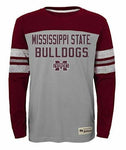 NCAA Mississippi State Bulldogs Kids & Youth Boys "Legacy Tee" Long Sleeve Crew