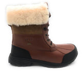 UGG Men's Butte Leather Waterproof Snow Boot, Worchester Brown, Size 9 US - NIB