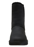 UGG Australia Womens Classic Short Leather Black Boot - 10