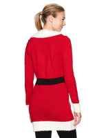 Blizzard Bay Women's L/s V-Neck Ms.Claus Tunic, Christmas red, XL