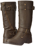 Wild Pair Women's Poulsbo Motorcycle Boot,Dark Brown,8 M US
