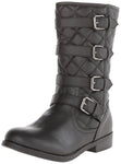 Wild Pair Women's Preston Motorcycle Boot, Black, 6.5 M US