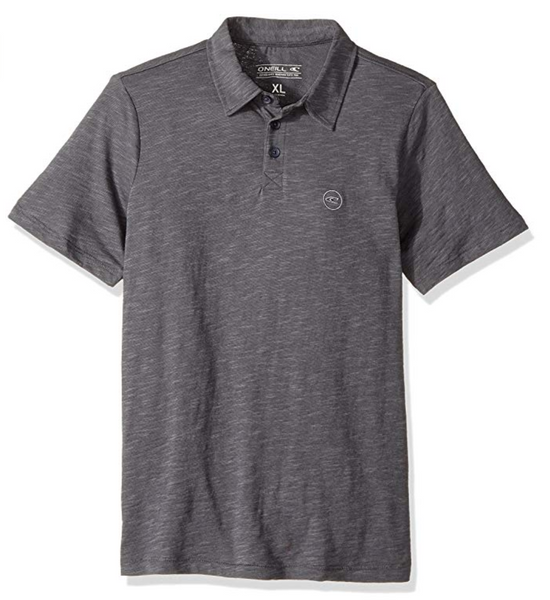 O'Neill Boys' Big Bay Polo, Asphalt, M