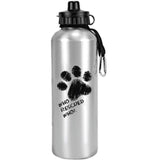 Imagine This 'Who Rescued Who?' Aluminum Water Bottle, 24-Ounce