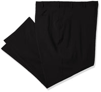 Van Heusen Men's Big and Tall Traveler Stretch Flat Front Dress Pant, Black, ...