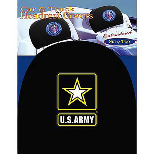 Officially Licensed U.S. Army Car & Truck Headrest Cover 2 Pack