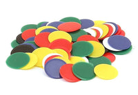 Hygloss Products Plastic Colored Bingo Chips - Game Tokens, Markers - 150 Pack