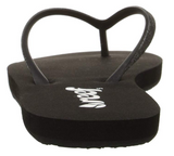Reef Women's Stargazer Thong Sandal, Black/Black, 10 M US - New!
