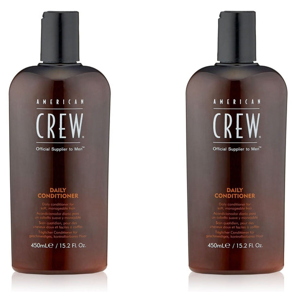 American Crew Daily Conditioner for Men, 15.2 Ounce 2 Pack