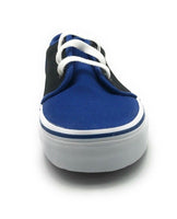VANS 106 Vulcanized Classic Skate Shoes Black Blue Mens 5.5 Womens 7