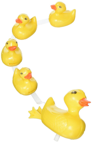 Ja-ru Tub Fun Duck Family 5 Floating Ducks Wind up Action, Paddle Feet, They ...