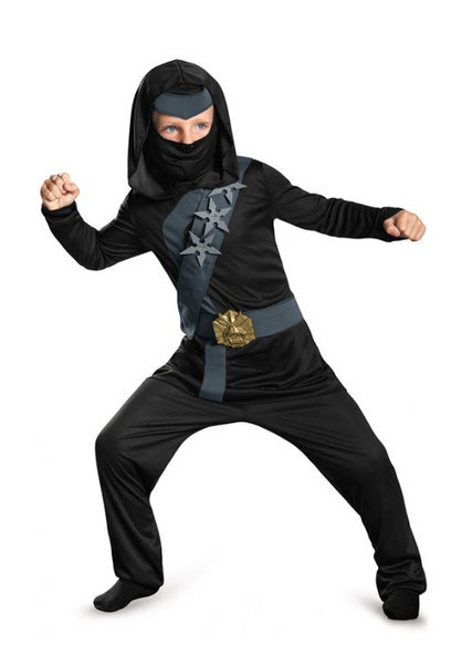 Disguise Shadow Ninjas Night Fury Blackstone Ninja Child Costume - Medium US 7-8