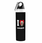 Tree-Free Greetings I Heart Lowchens Traveler Stainless Water Bottle 18 Oz.