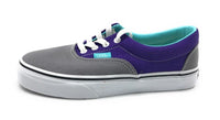 Vans Era Two Tone Skate Shoe Purple Gray Turquoise Mens 6.5 Womens 8