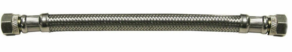 Watts LFWTS-SPCC12-66 3/8-Inch Compression by Compression Braided Stainless 12"