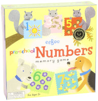 eeBoo Number Memory Game