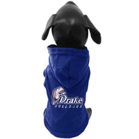 NCAA Drake Bulldogs Cotton Lycra Hooded Dog Shirt Small