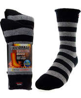 Arctic Extreme - 2 Pairs of Thick Heat Trapping Insulated Thermal Socks, Medium