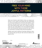 Stress Less Coloring - Joyful Patterns: 100+ Coloring Pages for Fun and Relax...