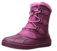 Crocs AllCast II Pull-On Boot, Berry Pink Purple, Junior Size 5 New
