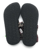 Sanuk Women's Yoga Sling 2 SWS10535 Flip Flop Sandal Yoga Mat, Grey Floral, 5 M