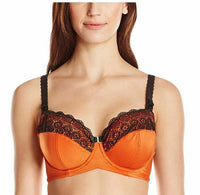 Cake Lingerie Maternity Nursing Ginger Macaroon Flexi-wire Bra, Orange, 32C