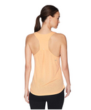 ASICS Women's Soft-Touch Racer Tank, Apricot Ice Heather, Large