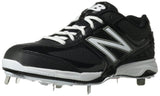 New Balance Men's MB4040 Metal Baseball Shoe,Black,16 D US