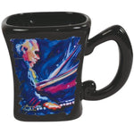 Westland Giftware SS-WL-21078 Black Ceramic Coffee Mug with Jazz Blues Piano ...