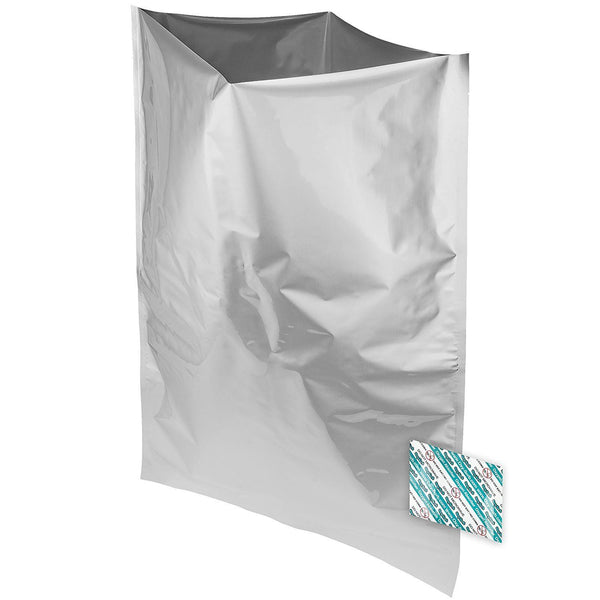 10 - 5 Gallon Mylar Bags and 10 Oxygen Absorbents for Long Term Food Storage