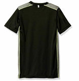 RPX Boys Slim Size Training Shirt with Piping, Black/Charcoal, M