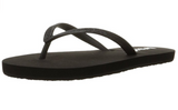 Reef Women's Stargazer Thong Sandal, Black/Black, 8 M US - New!