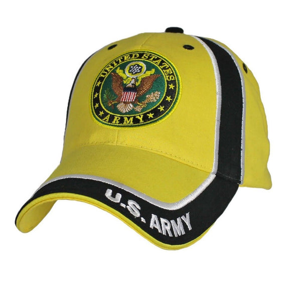 U.S. Army Insignia Yellow Baseball Cap