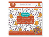Forever in Time SP628C Living Art Therapy Coloring Paper Pad 24 Sheets