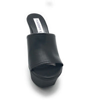 Madden Girl Women's MADDIE Platform Wedge Sandal, Black, 9 M - New In Box