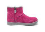 UGG Kid's Girl's Breaker Suede Ankle Boot, Princess Pink, Sz 1 US Big Kid - NIB