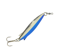 Johnson SMF1/8-NNB SlimFish Splinter Hook, Nickel Blue, 1/16oz 2g