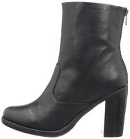 Steve Madden Women's Sanjose Boot, Black Leather, 6 M US