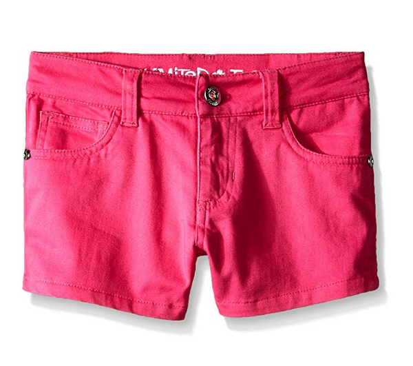 Limited Too Little Girls' Stretch Sateen Twill Short Hot Pink, 04