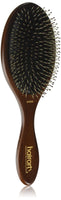 HairArt Beech Wood Oval Paddle Hair Brush, 13"