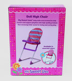 My Sweet Love Doll High Chair - Chevron