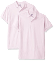 Jerzees Big Boys' SpotShield Youth Jersey Sport Shirt (2-Pack), Classic Pink,...