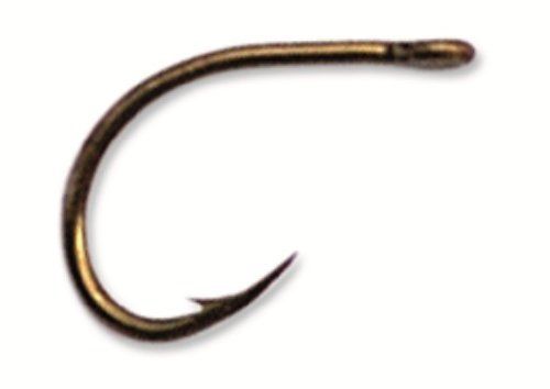 Mustad Wide Gap-2 Extra Strong Hook 37132-BR (50-Pack), Bronze, Size 6